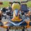 GO KART COMPLETO TELAIO CRG MOTORE 125CC AVVIAMENTO ELETTRICO